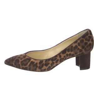 Sarah Flint Perfect Emma Leopard Pump Like New 39